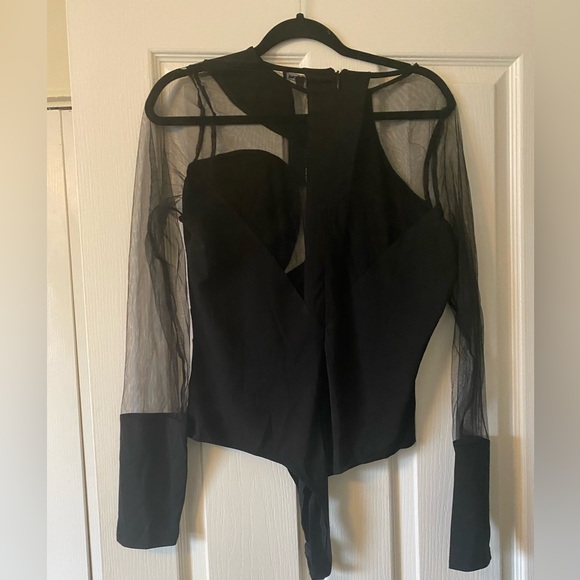 FASHION NOVA - BLACK BODYSUIT - Picture 4 of 7